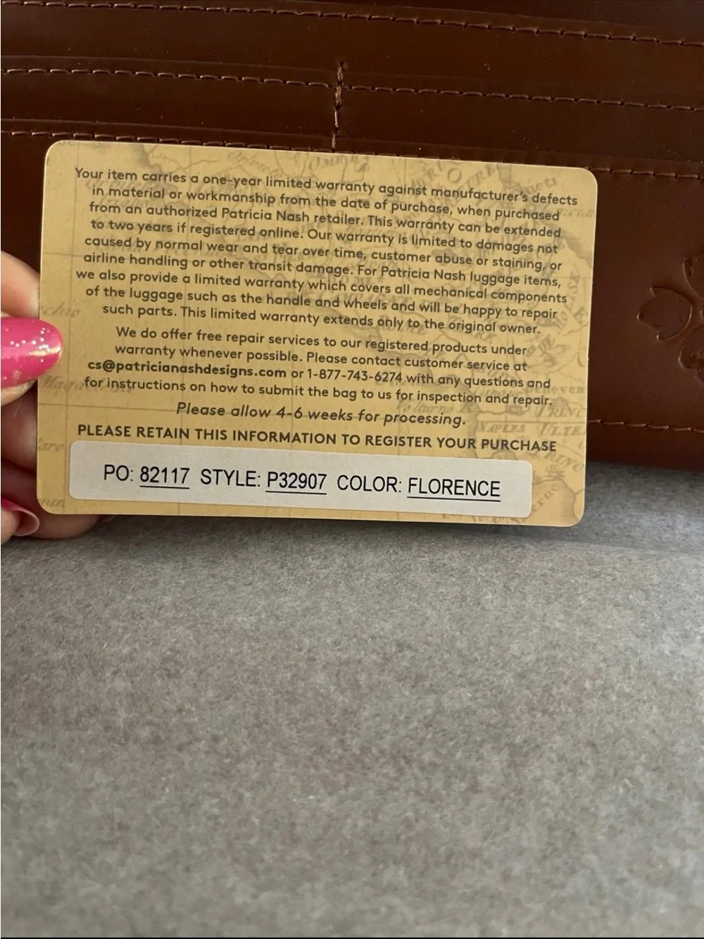 Patricia Nash Cauchy Tooled Floral Leather wallet color Florence gold